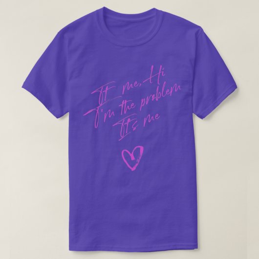 Ik ben het probleem dat ik het Gezegde van schamel T-shirt (Design voorkant)