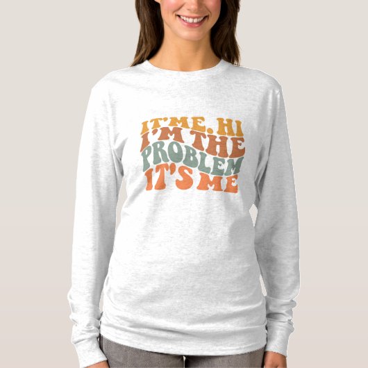 Ik ben het probleem met m'n roovy Retro T-shirt (Voorkant)
