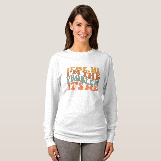 Ik ben het probleem met m'n roovy Retro T-shirt (Voorkant volledig)