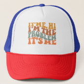 Ik ben het probleem met m'n roovy Retro Trucker Pet (Voorkant)