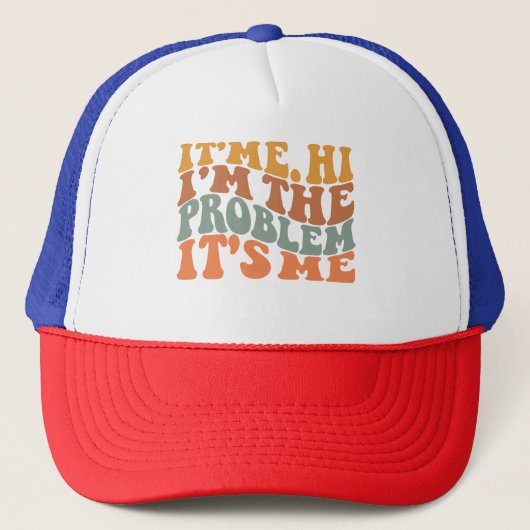 Ik ben het probleem met m'n roovy Retro Trucker Pet (Voorkant)