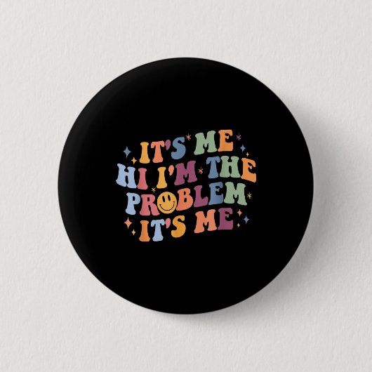 Ik ben het probleem van mijn 2 ronde button 5,7 cm (Voorkant)