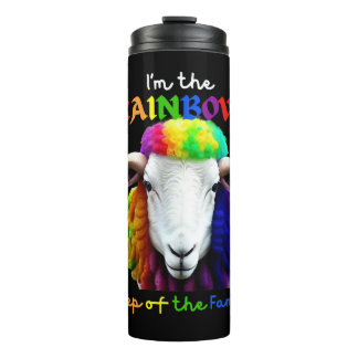 Ik ben het RAINBOW schaap van de familie 2 Thermosbeker