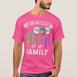 Ik ben het regenboogschaap van mijn familie LGBT h T-shirt