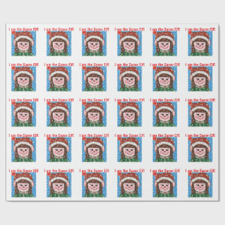 Ik ben het Sassy Elf Inpakpapier