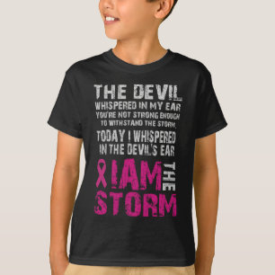 Ik ben het Storm Borstkanker Bewustzijn Comfort T-shirt