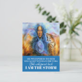 IK BEN HET STORM BRIEFKAART (Staand voorkant)