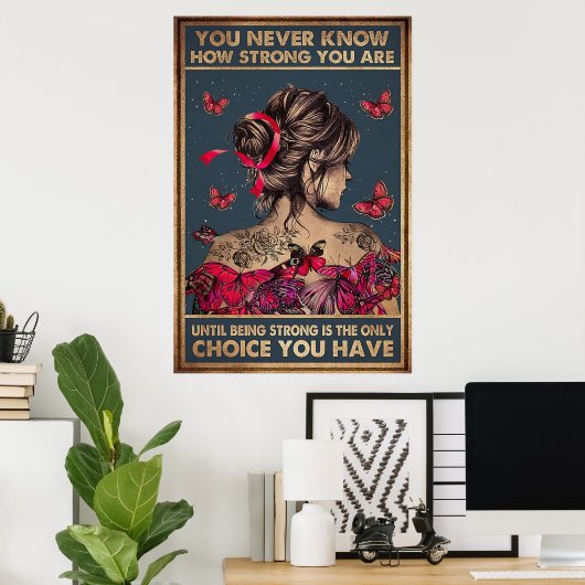 Ik ben het Storm dat ze terugfluisterde Poster (Thuiskantoor)