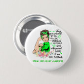 Ik ben het Storm dwarslaesie bewustzijn Ronde Button 5,7 Cm (Voorkant /achterkant)