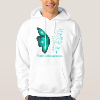 Ik ben het storm Ovarian Cancer Awareness, Butt Hoodie