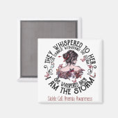 Ik ben het Storm sikkelcelanemie bewust Magneet (Voorkant / Achterkant)