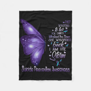 Ik ben het Storm Suicide Prevention Awareness Butt Fleece Deken