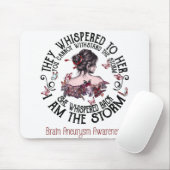 Ik ben het Storm van hersenbewustwording Muismat (Met muis)