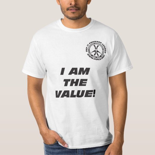Ik ben het Value T-shirt (Voorkant)