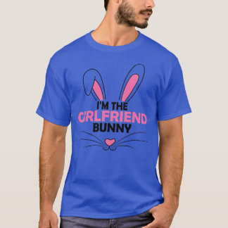 Ik ben het Vriendin Bunny Graphic Cute Easte T-shirt