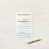 Ik ben het waard... post-it® notes (Op bureau)