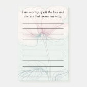 Ik ben het waard... post-it® notes (Voorkant)