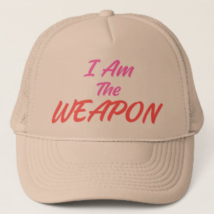 Ik ben het wapen, grappig, grappen, sarcastisch trucker pet