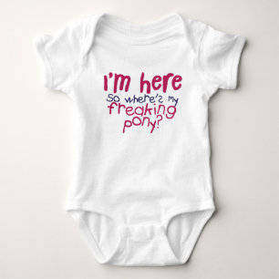 Ik ben hier 2 Baby Creeper Romper