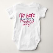 Ik ben hier 2 Baby Creeper Romper (Achterkant)