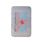 Ik ben hier alleen maar om God Bath Mat te vertrou (Voorkant Verticaal)