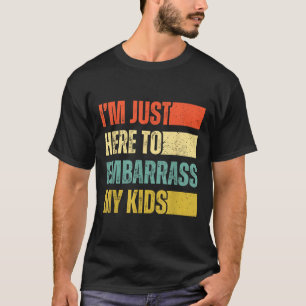 Ik ben hier alleen om mijn Kinderen in te schepen T-shirt