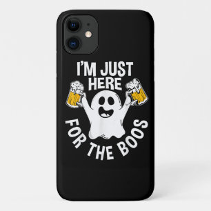 Ik ben hier alleen om te boezen iPhone 11 hoesje