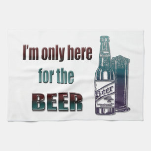 Ik ben hier alleen voor de Beer Theedoek