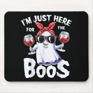 Ik ben hier alleen voor de Boos Halloween Women Gh Muismat