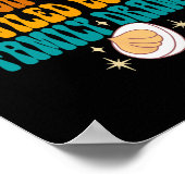 Ik ben hier alleen voor de Deviled Eggs & Camp; Fa Poster (Hoek)