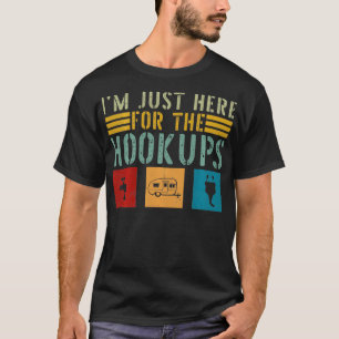 Ik ben hier alleen voor de Hookups Grappig Camp RV T-shirt