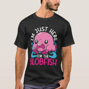 Ik ben hier alleen voor de kreeft t-shirt