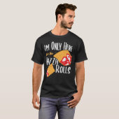Ik ben hier alleen voor de Pizza Rolls - Pizza T-shirt (Voorkant volledig)