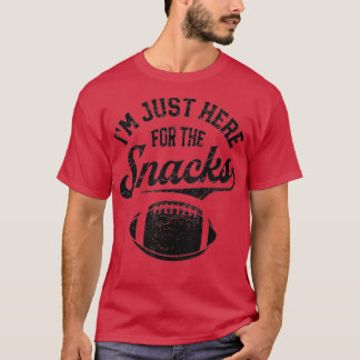 Ik ben hier alleen voor de snacks grappig fantasti t-shirt