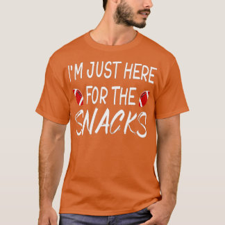 Ik ben hier alleen voor de snacks grappig fantasti t-shirt
