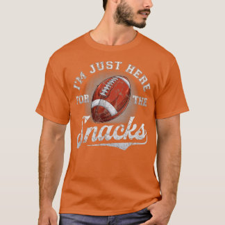 Ik ben hier alleen voor de snacks grappig fantasti t-shirt