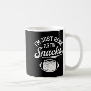 Ik ben hier alleen voor de snacks grappige fantasy koffiemok