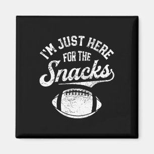 Ik ben hier alleen voor de snacks Grappige Fantasy Magneet