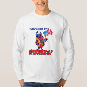 Ik ben hier alleen voor de winners tshirt Onafhan