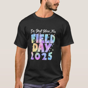 Ik ben hier alleen voor Field Day 2025 Tie Dye Doc T-shirt