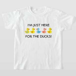 Ik ben hier alleen voor het Ducks Cruise Shirt