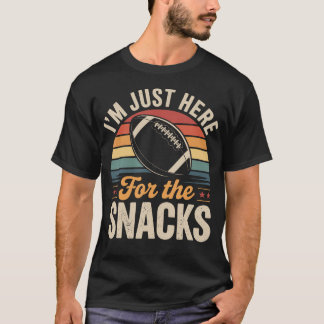 Ik Ben Hier Gewoon Voor De Snacks Fantasy Football T-shirt