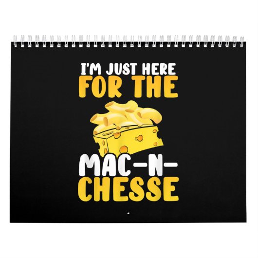 Ik ben hier net Mac en Cheese Thanksgiving Dinner Kalender (Hoes)