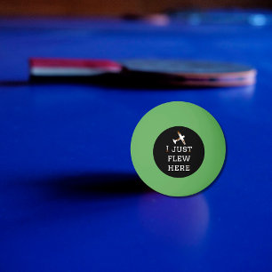 Ik Ben Hier Net Naartoe Gevlogen, Grappig, Cool, L Pingpongballen