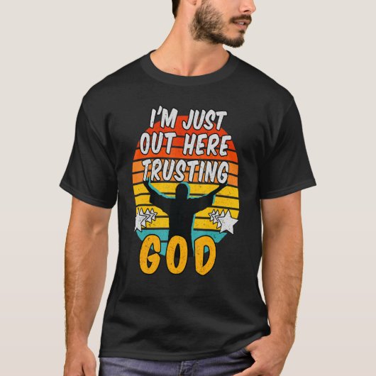 Ik ben hier net op God 1 T-shirt (Voorkant)