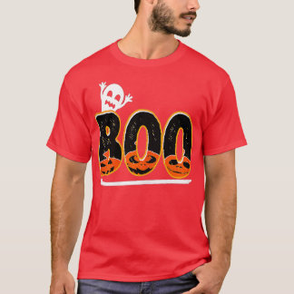Ik ben hier net voor de Boos Funny Halloween Ghost T-shirt