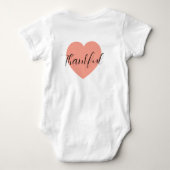 Ik ben hier nieuw baby romper (Achterkant)