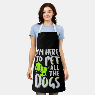 Ik ben hier om alle honden te aaien dier & hond li schort