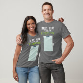 Ik ben hier om de lifttechniek te rijden t-shirt (Unisex)