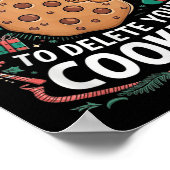 Ik ben hier om je cookies te verwijderen - Funny C Poster (Hoek)
